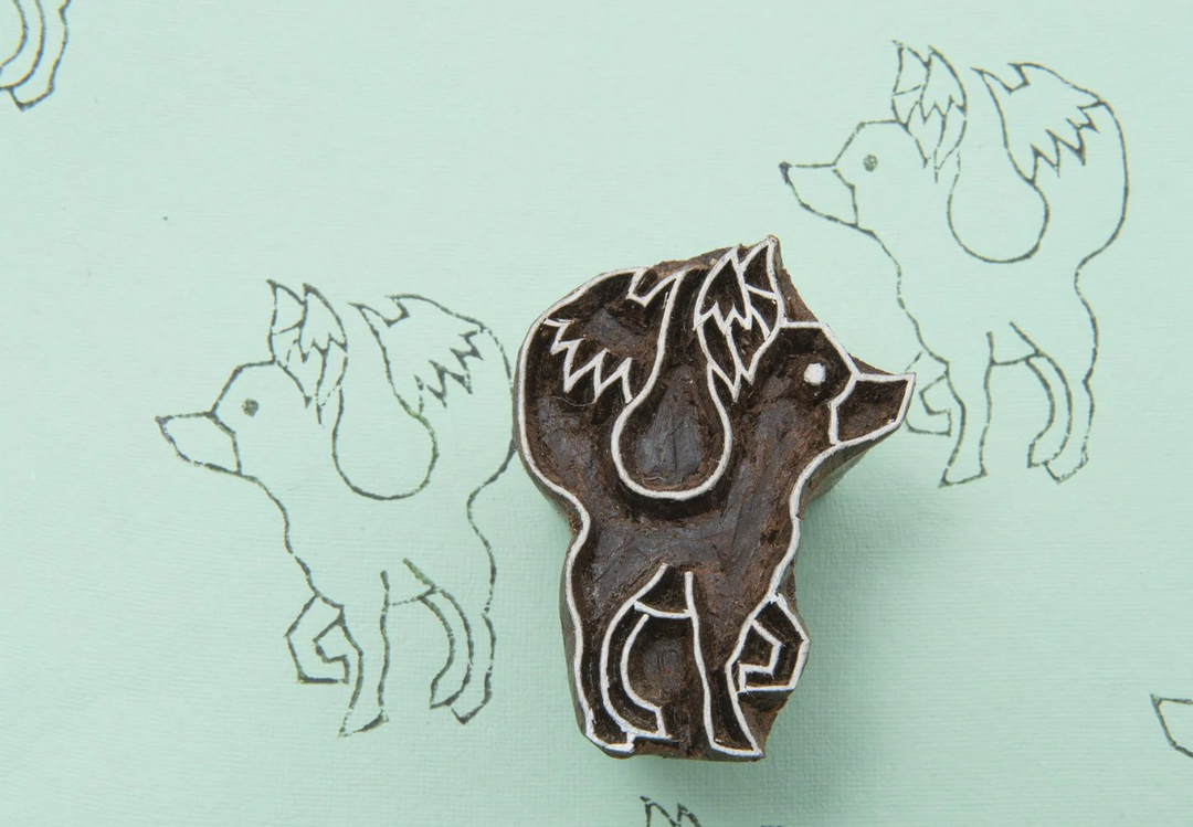 Roaming Fox Stamp