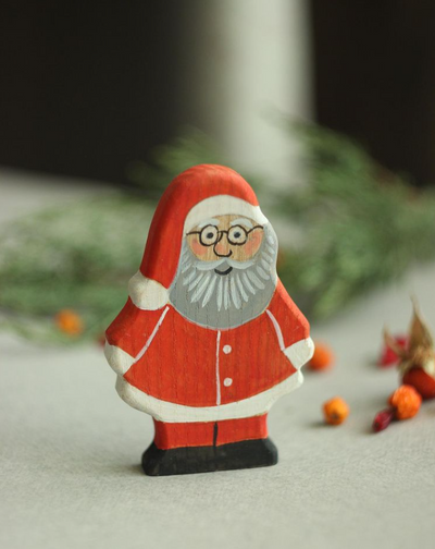 Wooden Santa Gnome