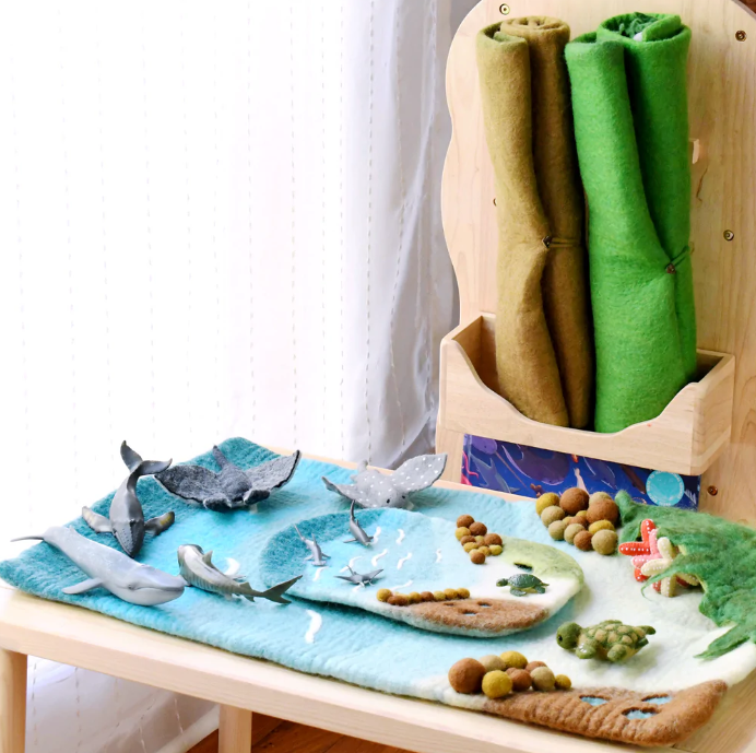 Large Sea and Rockpool Play Mat Playscape