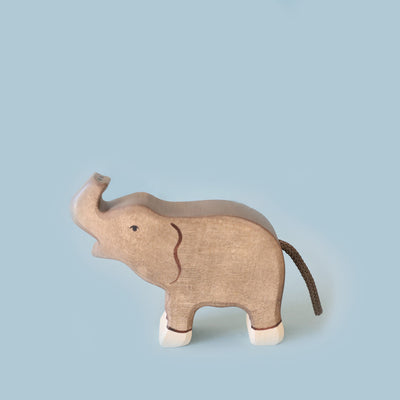 Sale Holztiger Elephant, small, trunk raised