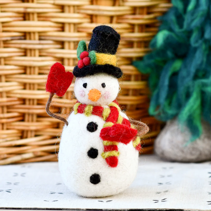 Sale Felt Snowman with Top Hat
