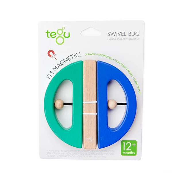 Tegu Swivel Bug, Teal/Blue