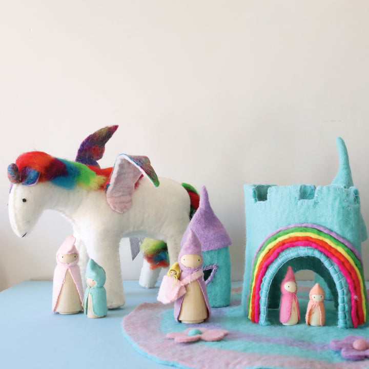 Felt Unicorn Castle