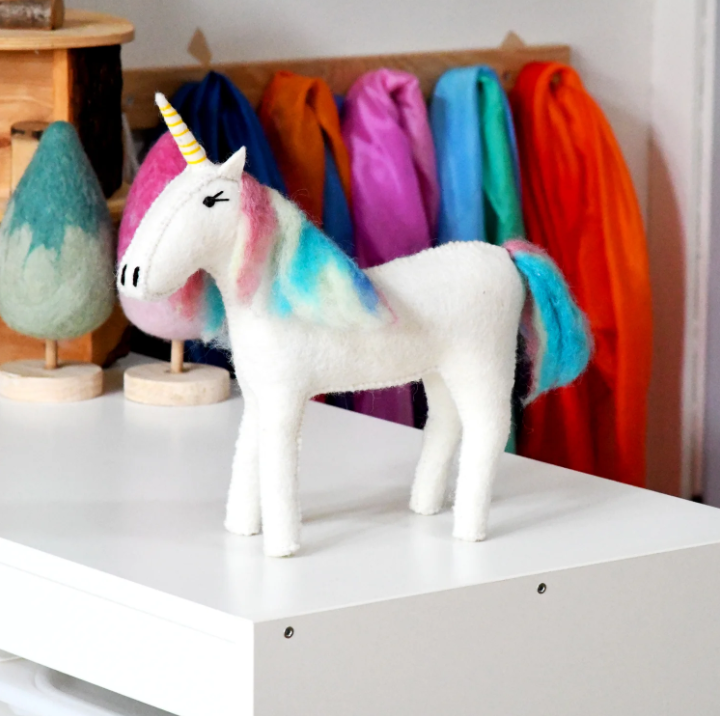 Felt Unicorn Toy, Large