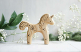 Wooden Unicorn Toy, Star · view 1